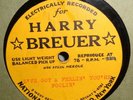 78rpm Acetate Recording HARRY BREUER I've Got A Feelin' You're Foolin' 1936