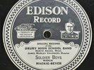 RARE Edison Diamond Disc Special Record Drury High School Band North Adams MA