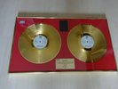 METALLICA - GOLD RECORD LP VINYL - BPI AWARD - BLACK ALBUM - TO BOB ROCK (RIAA)