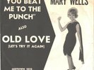 MARY WELLS--PICTURE SLEEVE + 45--(YOU BEAT ME TO THE PUNCH)--PS--PIC--SLV