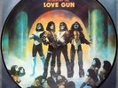 KISS PICTURE LP - LOVE GUN, Picture Disc Vinyl, MINT-