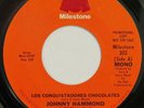 JOHNNY HAMMOND Los Conquistadores Chocolates MILESTONE 45 jazz funk NM HEAR