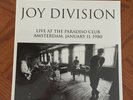 JOY DIVISION Live Paradiso Club Amsterdam January 11 1980 LP NEW SEALED VINYL