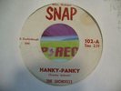 SHONDELLS HANKY PANKY GARAGE 45 ON SNAP 102  NO 