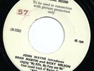 JOHN WAYNE Introduces DEAN MARTIN and RICKY NELSON Rio Bravo PROMO 45 My Pony