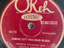 Okeh 45178 Walburn & Hethcox KANSAS CITY RAILROAD BLUES   78 rpm Country 1927 V+