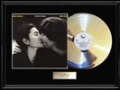 JOHN LENNON YOKO DOUBLE FANTASY GOLD SILVER PLATINUM TONED RECORD LP BEATLES