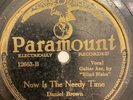 78 RPM -- Daniel Brown (acc. Blind Blake), Paramount 12663, Blues - Gospel
