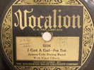 James Cole String Band 78 I Got A Gal/Bill Cheatem Vocalion 5226 Rare Pre War