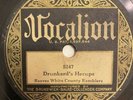 Vocalion 5247 Reaves White County Ramblers Flying Engine Drunkards Pre War