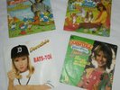 4 Disques 45 tours de Dorothée : Bats-toi (rare), Tchou tchou le petit train...