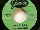 the SILHOUETTES 45 RENT MAN b/w YOUR LOVE IS ALL I NEED doowop repro MINT- #1219