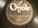 78 : ORIOLE 1505-FRED HALL/TOMMY GOTT-DO YOU THINK  OF MY BABY/BUTTON OVERCOAT