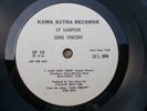 GENE VINCENT-LP SAMPLER--KAMA SUTRA SP 19 (NEAR MINT) PROMO