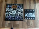 Napalm Death Vinyl LP From Enslavement To Obliteration+Single UK 1988 Exc/VG++