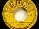 JOHNNY CASH 45 Ballad of a Teenage Queen / Big River SUN country MINT-     #1231