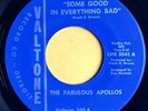 FABULOUS APOLLOS “Some Good Everything Bad” Detroit northern soul 45 VALTONE NM