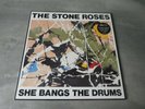 The Stone Roses ‎– She Bangs The Drums + print  12 inch vinyl single madchester