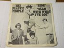 THE PLASTIC PEOPLE  Hide / Glad With What I've Got           Picture Sleeve only
