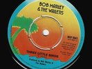 BOB MARLEY & THE WAILERS Three Little Birds Vinyl Record 7 Inch Island 1980 EX