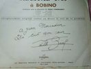 Edith piaf . Signed, Recital Bobino. 1963.genuine dedication and signature.