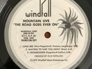 Mountain – Live :The Road Goes Ever On 1972 rock LP RARE WHITE LABEL PROMO EX