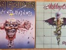 2x LP Vinyl Iron Maiden, Can I Play With Madness, Mötley Crüe, Dr. Feelgood