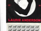 LAURIE ANDERSON HAND SIGNED O SUPERMAN 45RPM EP RECORD SLEEVE RECORD INCLUDED