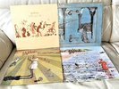 Genesis 4 x Vinyl LP Bundle Nursery Cryme Foxtrot Trespass Trick of Tail Albums