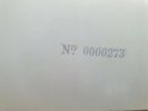 THE BEATLES  White Album No 000273 ULTRA LOW NUMBER 1st PRESSING WHITE MONO
