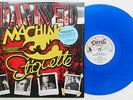 Damned ?- Machine Gun Etiquette LP BLUE VINYL 2011 PRESS Vanian Sensible Scabies