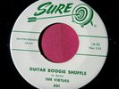 THE VIRTUES - Guitar Boogie Shuffle - 45 rpm - Sure 501 - VG++ to Near Mint