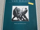 VAN HALEN - WOMEN AND CHILDREN FIRST VINYL LP + RARE POSTER - NEAR MINT