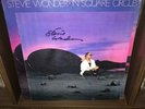 SIGNED by Stevie Wonder Vinyl In Square Circle Autograph Ray Charles Funk Soul