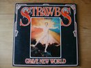 STRAWBS GRAVE NEW WORLD UK 1972 A&M 1st Press TRI-FOLD + LARGE BOOKLET