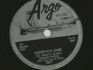ROCKABILLY R&B 78 - OSCAR WILLS -  FLATFOOT SAM  - HEAR - 1957 ARGO 5277