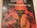 SAMHAIN LP NOVEMBER COMING FIRE COLORED VINYL TRANSPARENT SMOKEY GREY DANZIG NM