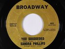 Northern/Deep Soul 45 - Sandra Phillips - You Succeeded - Broadway - mp3