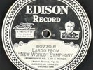 Edison Diamond Disc 80770 Dvoak Largo New World Symphony Tschlikowsky Andante