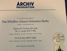 Rare Archiv Red Stereo 198188 Bach/Fournier 'Cello Suites' NM/VG+ Germany