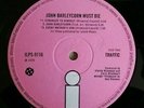 Traffic LP John Barleycorn must die UK Pink Island 1st press TEXTURED LABELS ££
