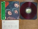 THE BEATLES Rubber Soul JAPAN LP RED WAX w. OBI Apple AP-8156