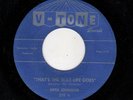 POPCORN/R & B-HERB JOHNSON-THAT'S THE WAY LIFE GOES/DEEP DOWN LIFE-V-TONE 228