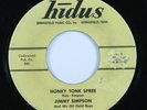 Country Bopper 45 JIMMY SIMPSON Honky Tonk Spree HIDUS HEAR