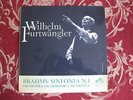 FURTWANGLER BRAHMS SYMPHONY N°1 VOCE DEL PADRONE 1ED QALP 10252 ITALY LP M- '59