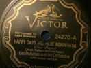 Leo Reisman/Rudy Vallee:Happy Days Are Here Again:Victor Scroll 24270:1929:EX-