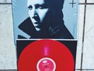 Marilyn Manson SIGNED Heaven Upside Down Limited Red Vinyl 2017 LP Autograph