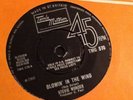 Tamla Motown Singles.TMG 570.Blowin In The Wind.Stevie Wonder.VG+