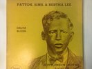 CHARLEY PATTON SIMS BERTHA LEE   HERWIN LP   GATEFOLD   PRE WAR BLUES COMP
