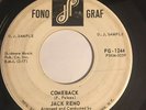 ROCKABILLY 45 Jack Reno COMEBACK/MY KNEES TURN TO JELLY Fono-Graf 1244 (VG+)